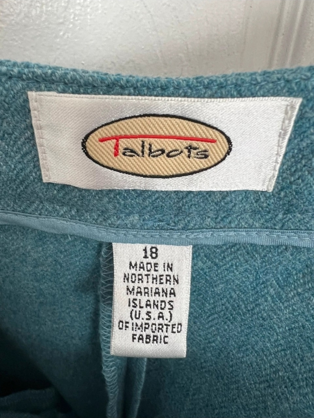 Talbots Tweed Ankle Trousers Sz 18